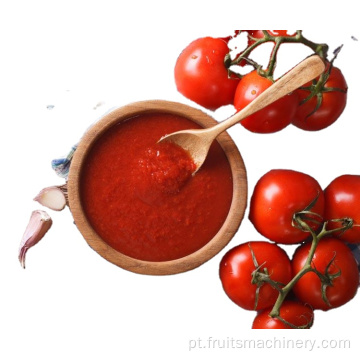 Reembalar a linha de processamento de molho de tomate